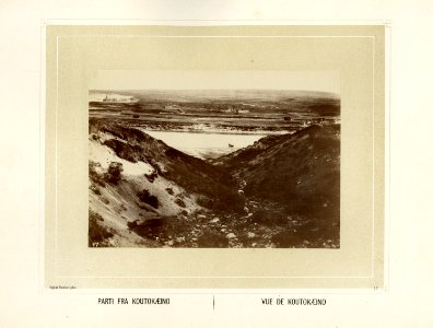 Parti fra Kautokeino med fjell og elv - Norsk folkemuseum - NF.15006-018 photo