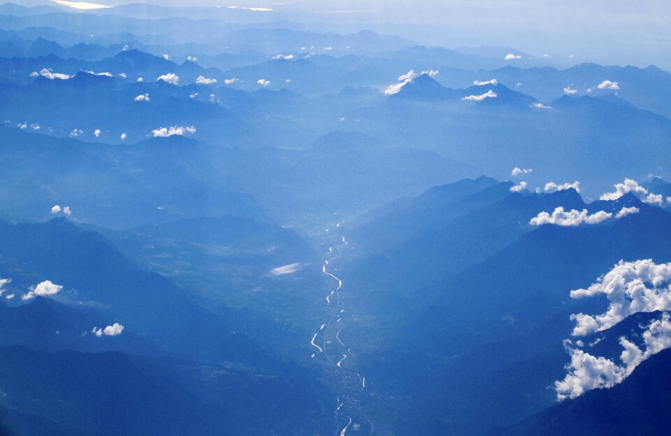 Sky aerial travel