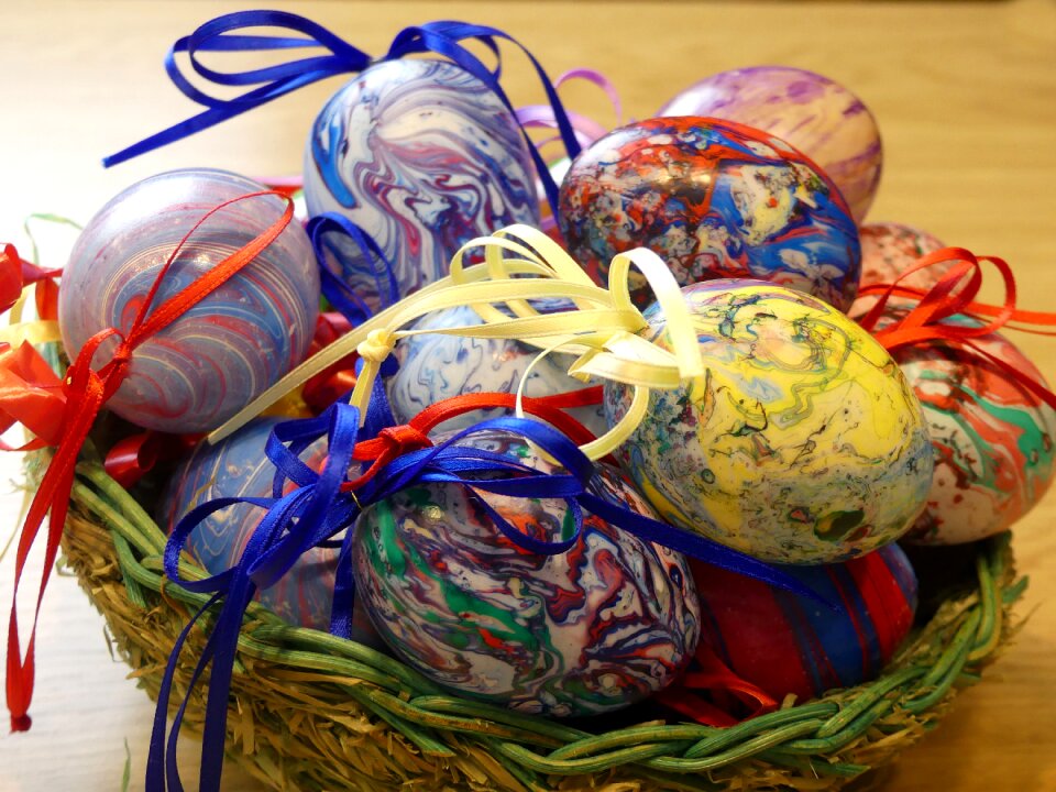 Easter easter greeting easter nest