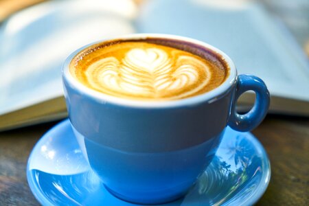 Espresso coffee cup good morning photo