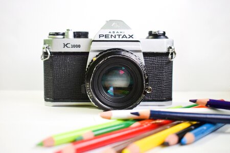Pentax color pencil photo