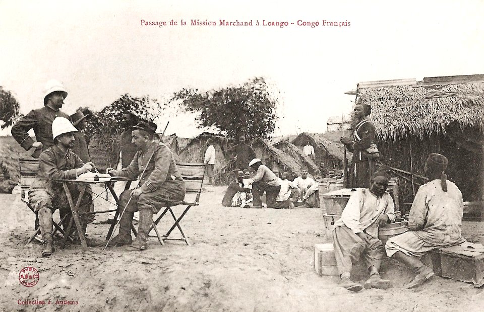 Passage de la Mission Marchand à Loango (Congo Français)
