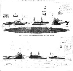 Pattern sheet, MS-33 2F for Omaha-class cruisers