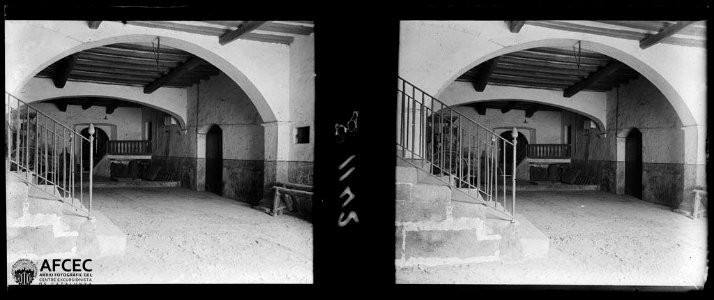 Pati d'una casa a Santa Margarida de Montbui