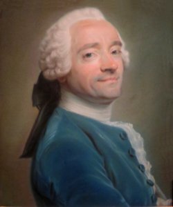 Pastel self-portrait' by Maurice-Quentin de La Tour, Norton Simon Museum