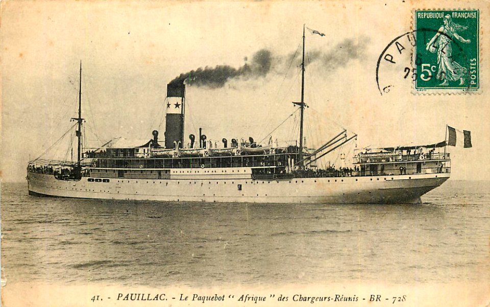 Pauillac-Trompeloup - Paquebot Afrique 1