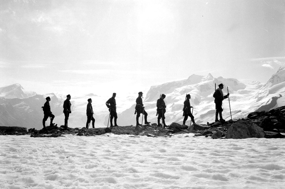 Patrouille im Monte Rosa Gebiet - CH-BAR - 3238932