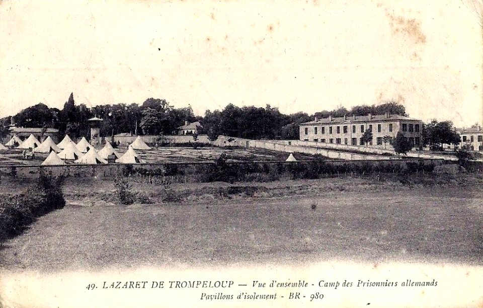 Pauillac-Trompeloup - Prisonniers allemands Lazaret 1