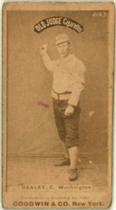Pat Dealey, Washington Statesmen, baseball card portrait LCCN2007686420