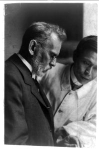 Paul Ehrlich, half-length portrait, standing, facing right, with another man LCCN93511704
