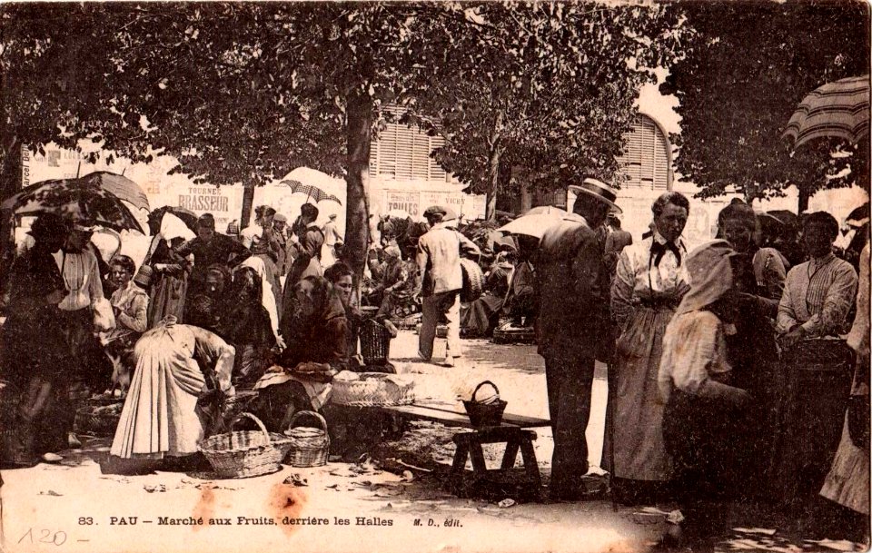 Pau - marché aux fruits