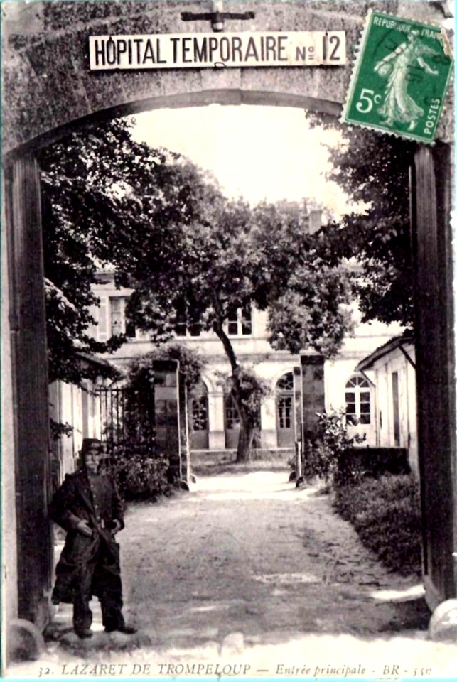 Pauillac - Lazaret-Trompeloup - Entrée de l'hôpital