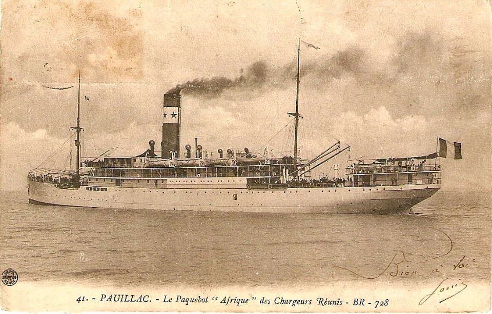 Pauillac - paquebot Afrique