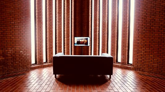 Exhibition light sofa