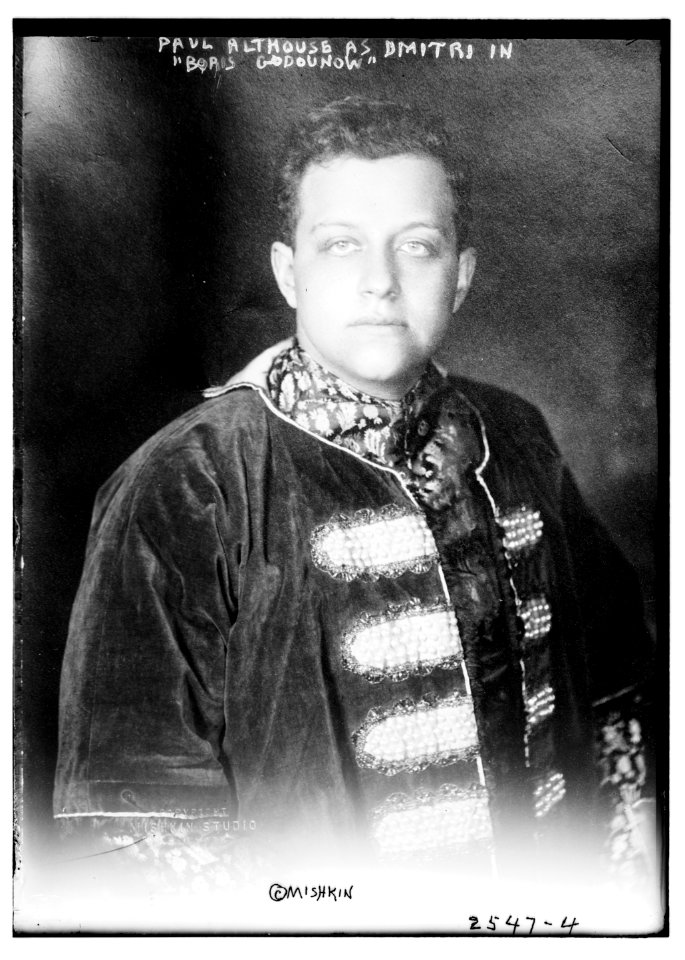 Paul Althouse as Dmitri in Boris Godounow LCCN2014692016