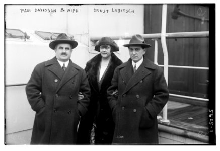 Paul Davidson & wife, & Ernst Lubitsch LCCN2014713757