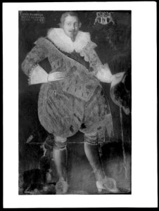 Patrik Ruthven, 1586-1651, skotsk överste i svensk tjänst från 1609.Tempera på duk - Skoklosters slott - 77311