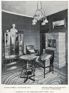 Patriz Huber - Empfangszimmer im Haus des Herrn G. M. Pfaff, Kaiserslautern