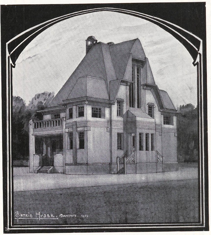 Patriz Huber - Studie zu einem Landhaus, 1902