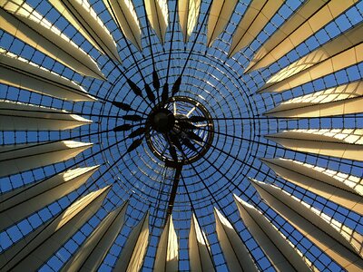 Architecture sony center perspective photo