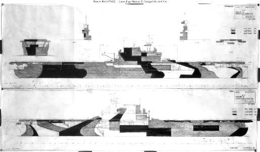Pattern sheet, MS-33 4Ab for USS Enterprise