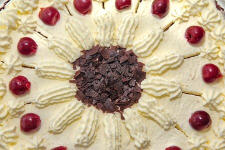 Food black forest cake eat