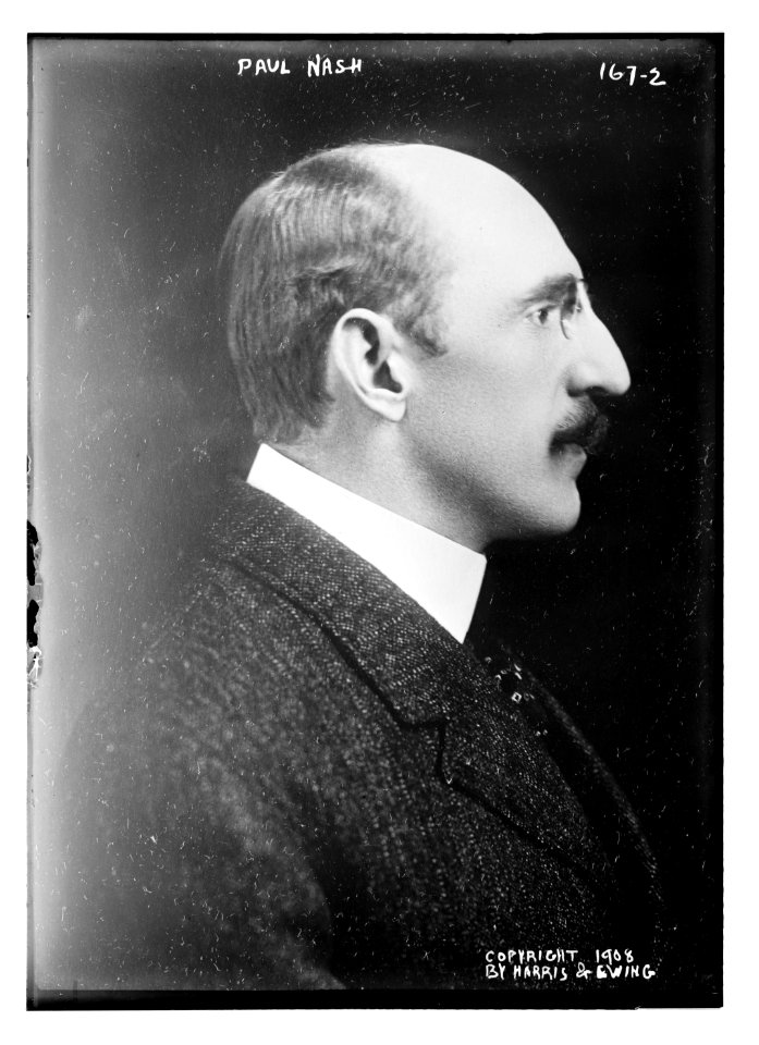 Paul Nash, profile portrait, copyright- Harris & Ewing - Harris & Ewing LCCN2014680945
