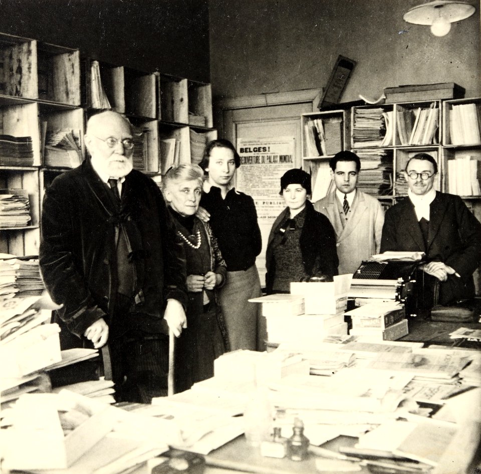 Paul Otlet et son équipe
