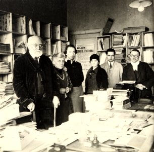 Paul Otlet et son équipe