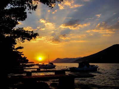 Twilight nature sea