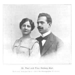 Paul und Hedwig Abel 1902 Pietzner