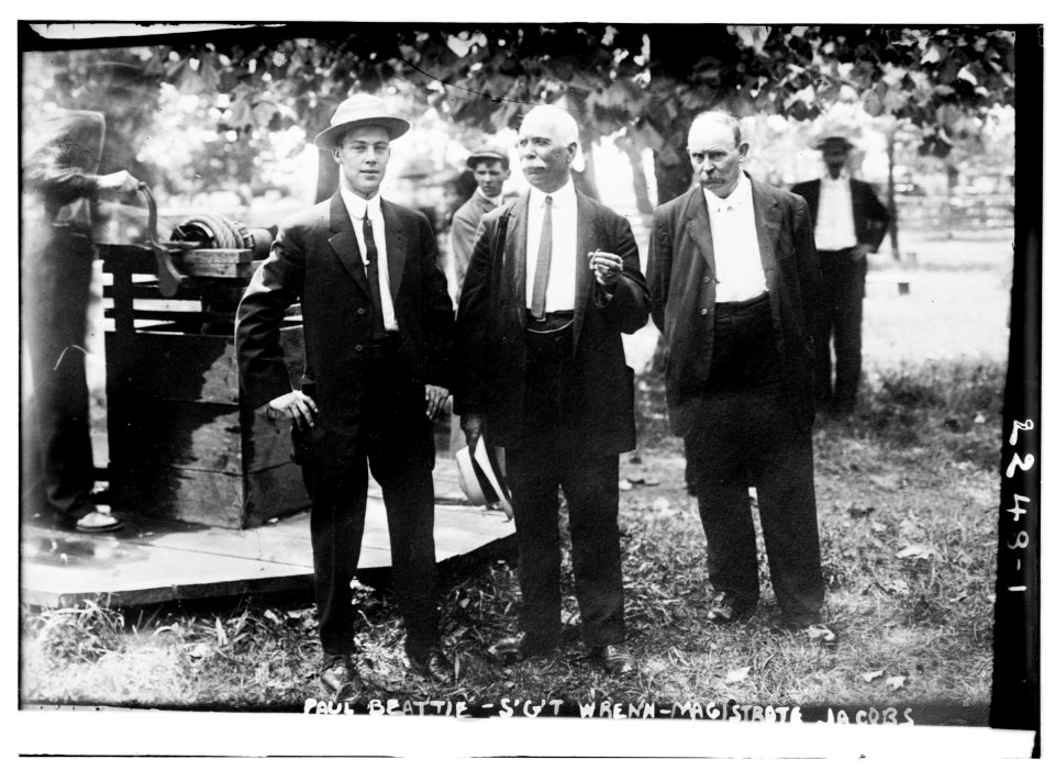 Paul Beattie; Sgt. Wren; Magistrate Jacobs LCCN2014689500