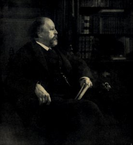 Paul Heyse in seinem Arbeitszimmer, 1910