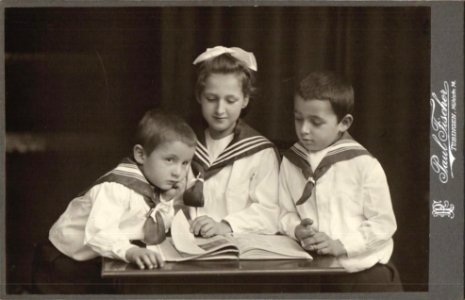 Paul Fischer - Gerda, Otto Wilhelm und Hans Busch 1907