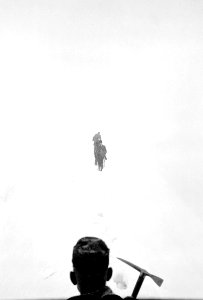 Patrouille auf dem Schneegrat zum Schwarzberg - CH-BAR - 3236987