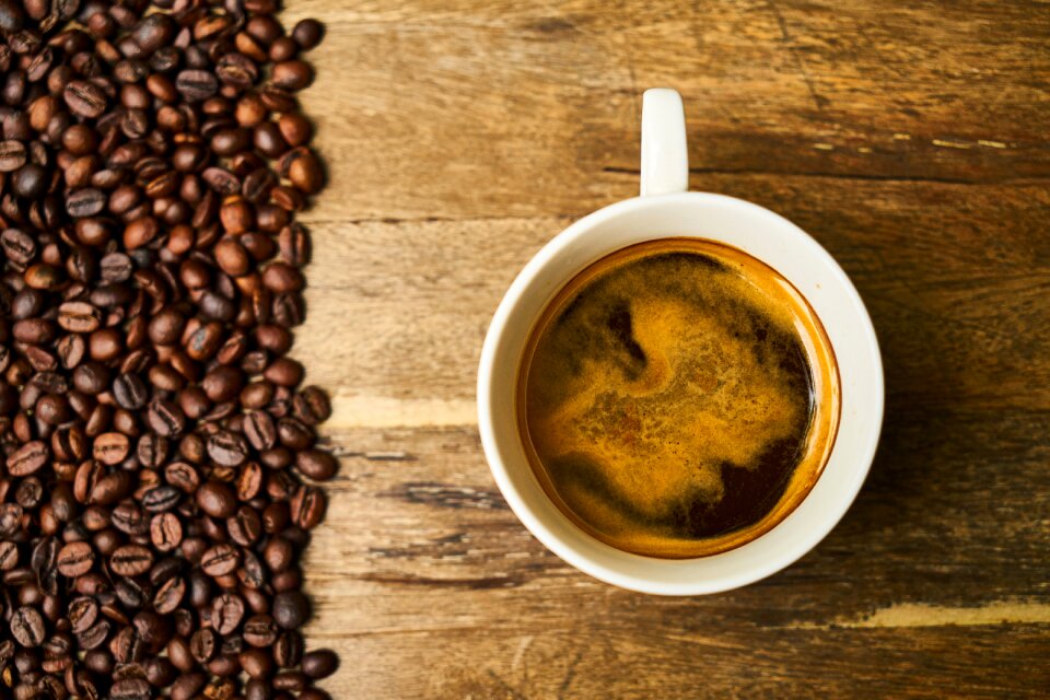 Food background espresso