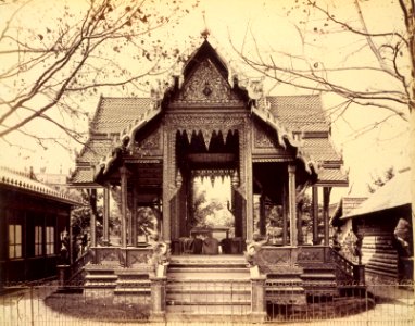 Pavilion of Siam, Paris Exposition, 1889 photo