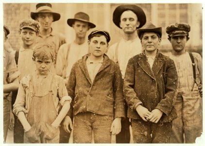 Payne Cotton Mill, Macon, Ga. Boy with hands in pockets been in mill 1 year. See label -538. LOC nclc.01632