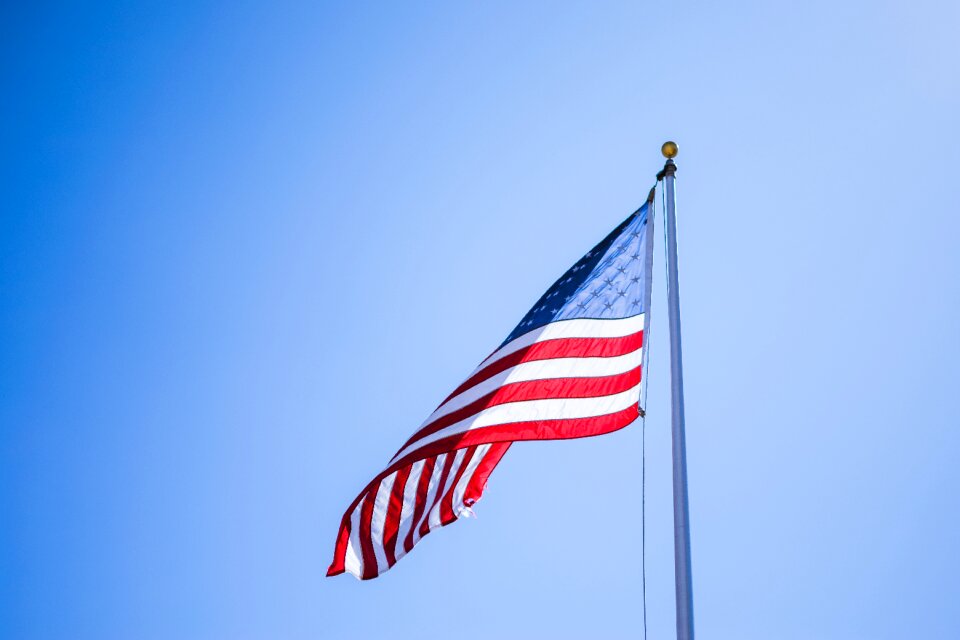 Patriotism outdoors freedom