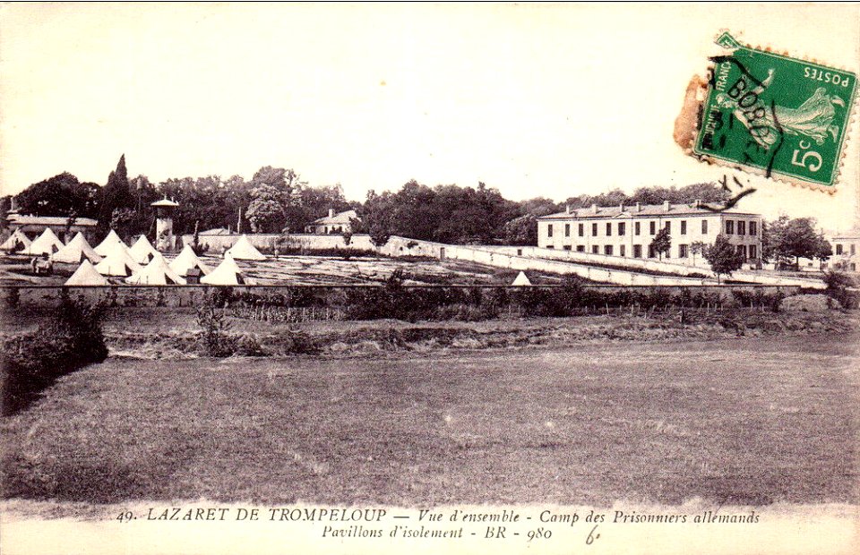 Pauillac-Trompeloup - Prisonniers allemands Lazaret 5