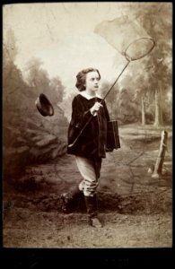 Paul Nadar à la chasse aux papillons Félix Nadar vers 1866