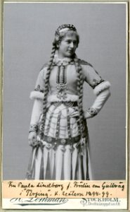 Paula Lindberg, rollporträtt - SMV - H5 092