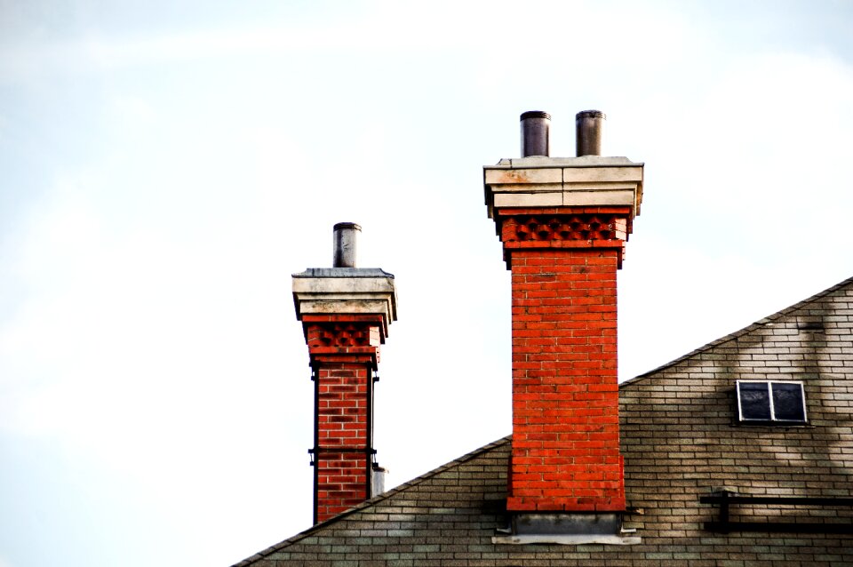 Blue sky architecture roof photo