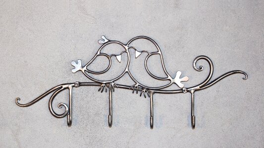 Hanger key hanger metal