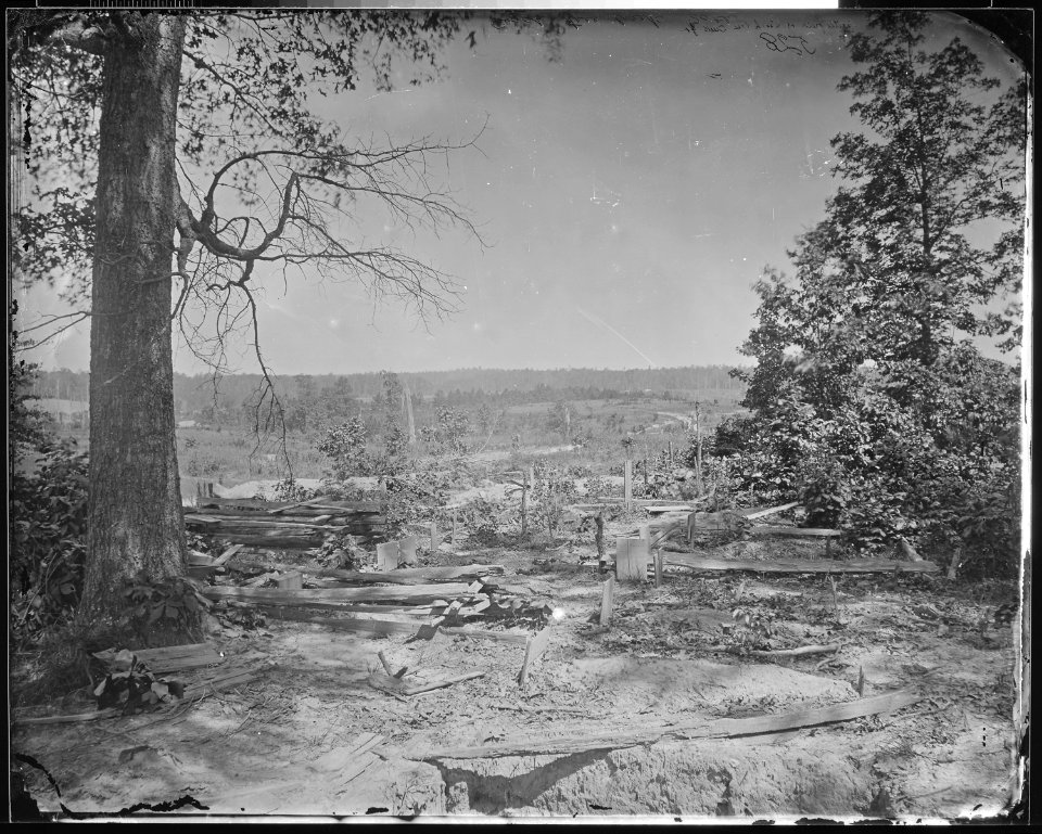 Peach Tree Creek Battlefield. (five miles from Atlanta, Ga.) 1864 - NARA - 524938