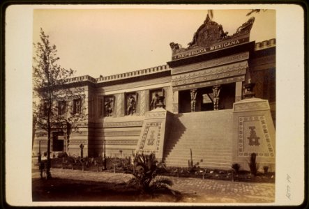 Pavilion of Mexico, Paris Exposition, 1889 LCCN91725830