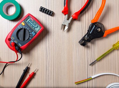 Electrician tester duct tape
