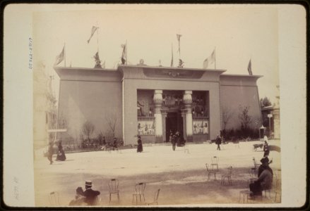 Pavilion of the Suez Canal Company, Paris Exposition, 1889 LCCN92500856 photo