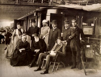Pedro II departing to Europe 1887