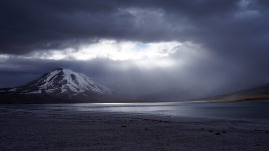 Landscape sky chile photo